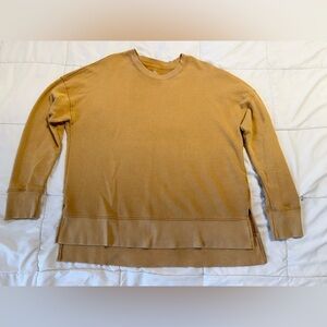 Oversized Crewneck Long Sleeve Shirt